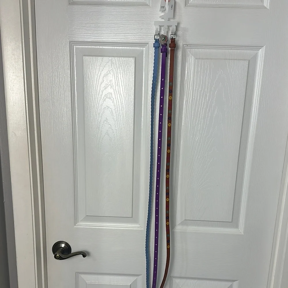 Wonder Nation Set of 3 Kid Colorful Belts